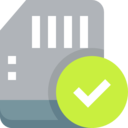 storage,ui,electronics,interface,computer,data storage,check mark,approved,shapes and symbols,sd card,detected